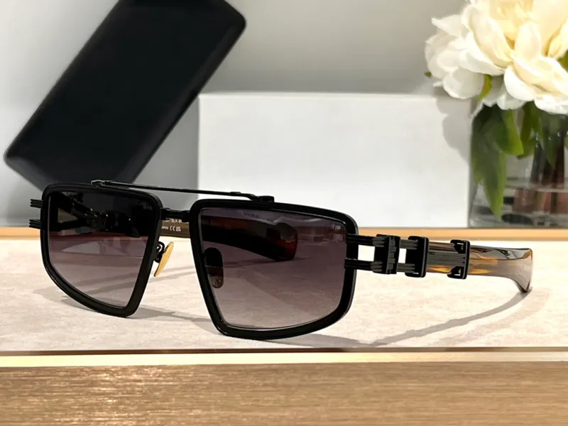 Gafas de sol para hombres y mujeres Verano 139 Diseñadores Estilo Placa retro anti-ultravioleta Marco completo Caja aleatoria