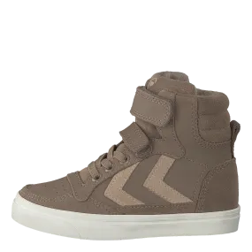 Hummel Stadil Oiled High Jr Taupe Grey