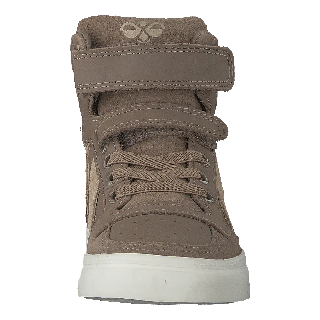 Hummel Stadil Oiled High Jr Taupe Grey