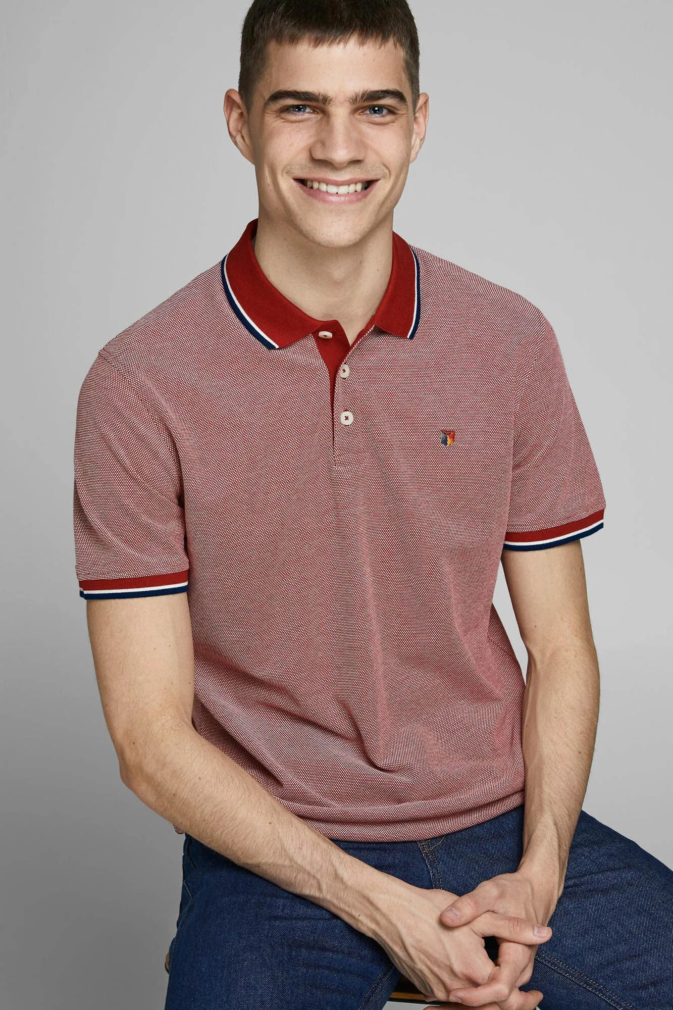 Jack & Jones Polo de algodón de hombre