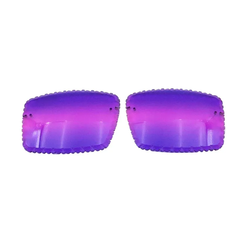 Lentes de lujo con corte de diamante Lentes de Sol Mujer Instalar accesorios de metal Gafas de sol cuadradas sin montura Mezclar