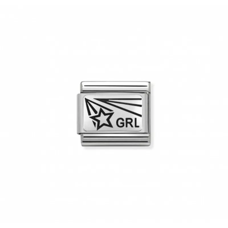 Link Nomination Acero y Plata "Grl" 330109 18