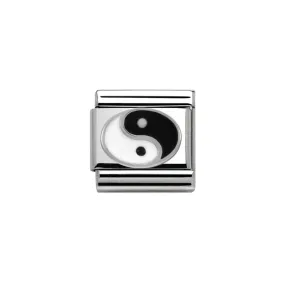 Link Nomination Acero y Plata Yin yang 330202 14