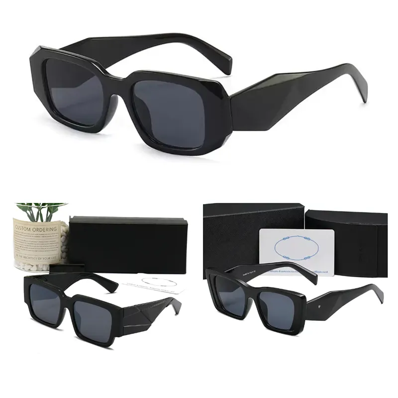 Lunettes de soleil pour femme Lunettes de créateur Rétro Mode Hommes Conduite en plein air Protection UV Petit cadre Logo Jambe 