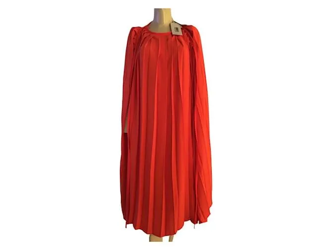 Maison Martin Margiela ***Vestido plisado de Maison Margiela Naranja 