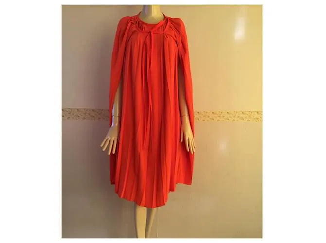 Maison Martin Margiela ***Vestido plisado de Maison Margiela Naranja 