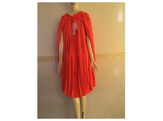 Maison Martin Margiela ***Vestido plisado de Maison Margiela Naranja 