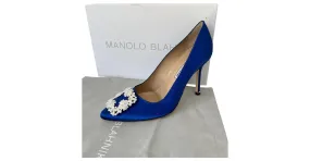 Manolo Blahnik Hangisi 105 Azul 