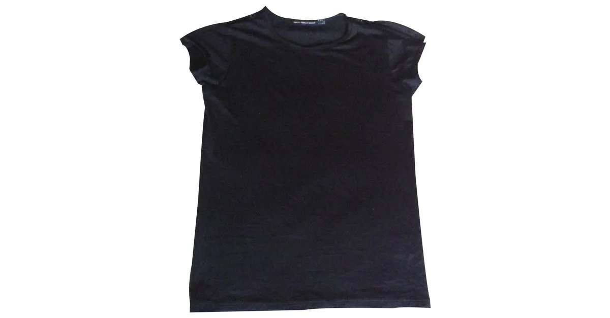 Marithé et François Girbaud camiseta Negro 