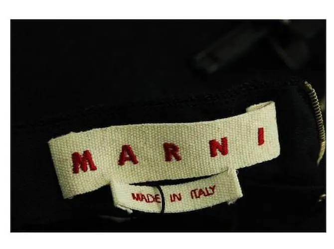 MARNI Top sin tirantes negro 