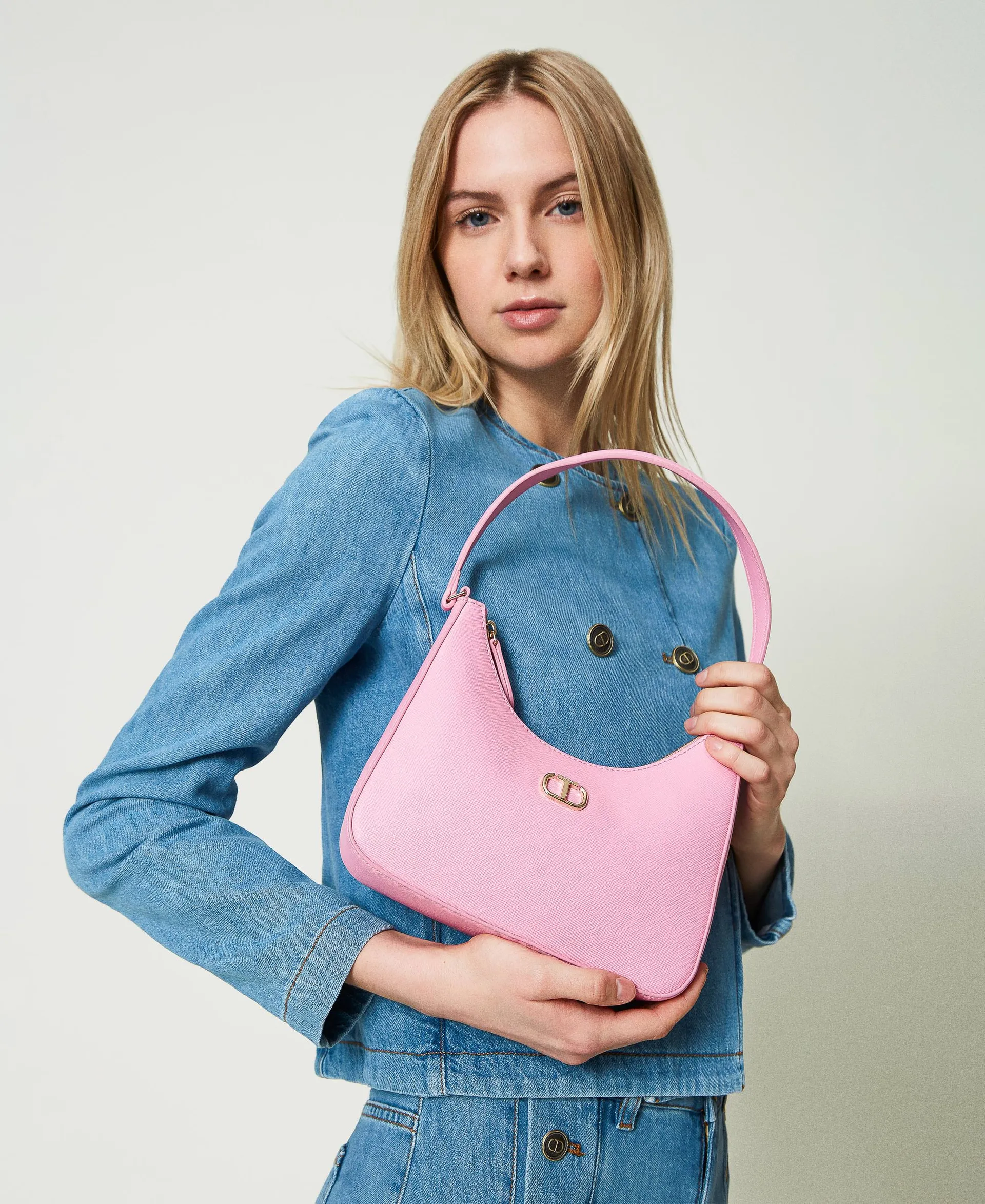 Minibolso hobo con Oval T