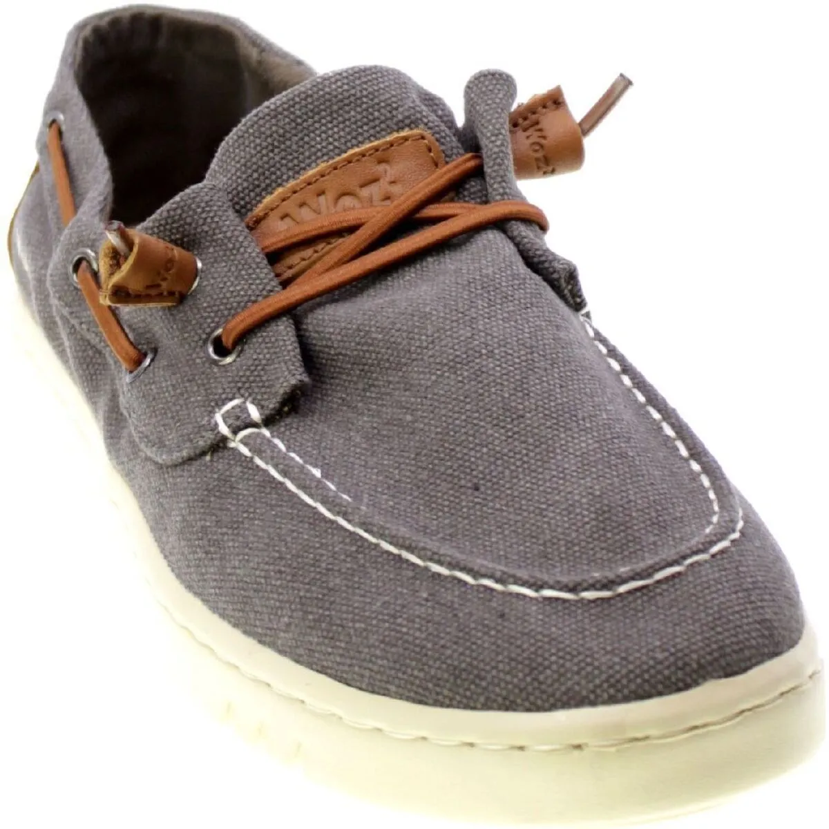 Mocassino Uomo Grigio 50100/n George Canvas Smoke