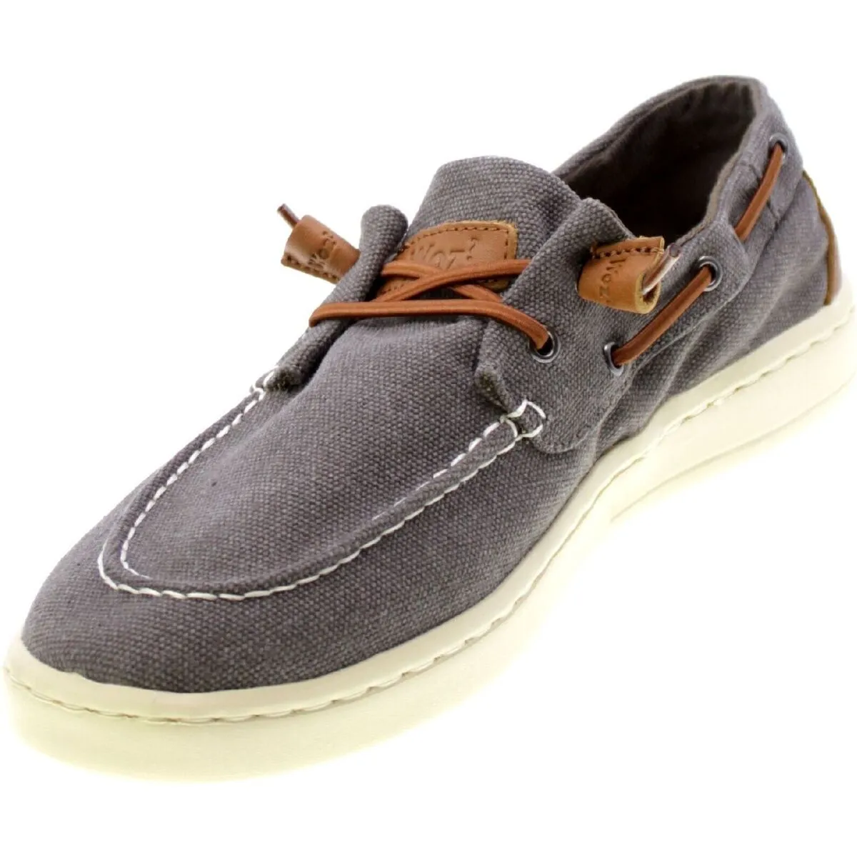 Mocassino Uomo Grigio 50100/n George Canvas Smoke