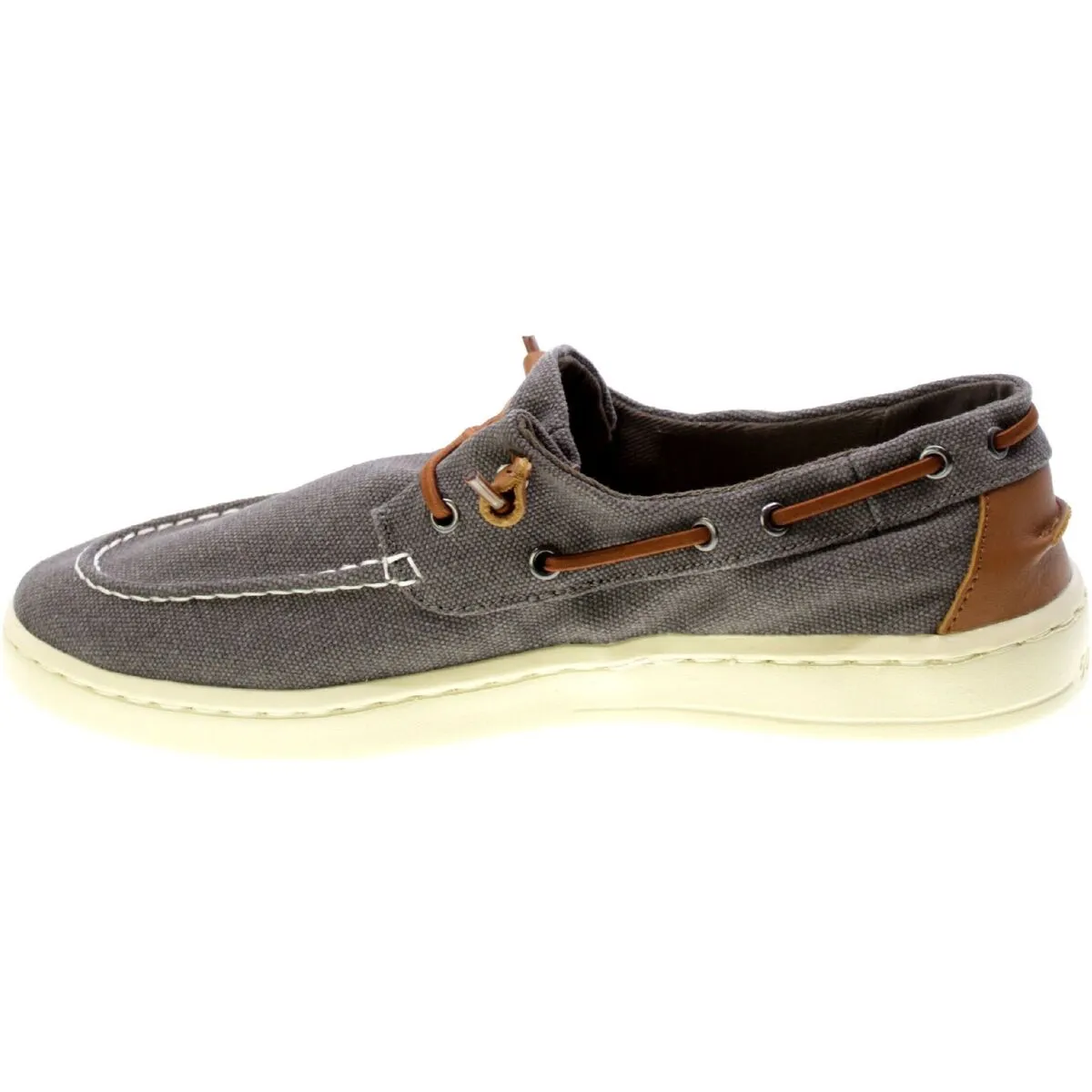 Mocassino Uomo Grigio 50100/n George Canvas Smoke