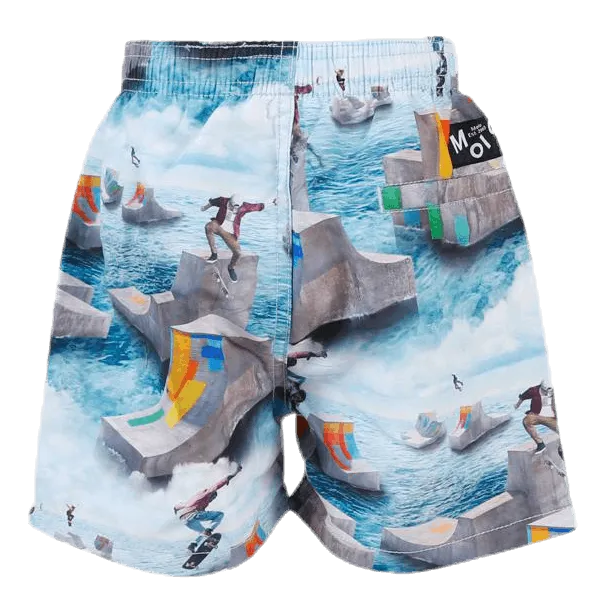 Molo Niko Swim Shorts Blue