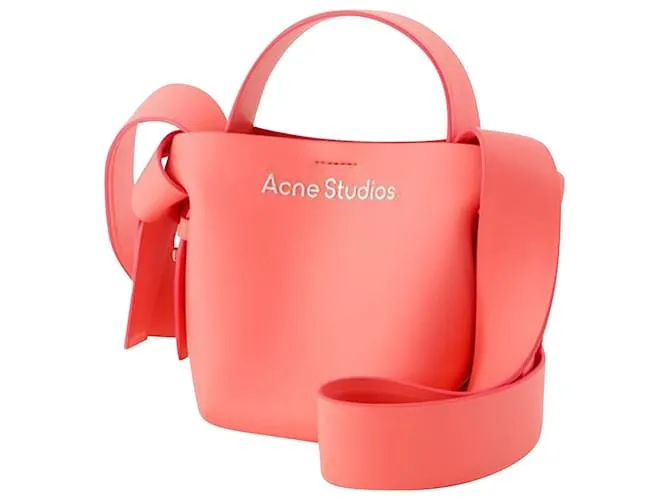 Musubi Micro Crossbody - Acne Studios - Cuero - Rosa Eléctrico 