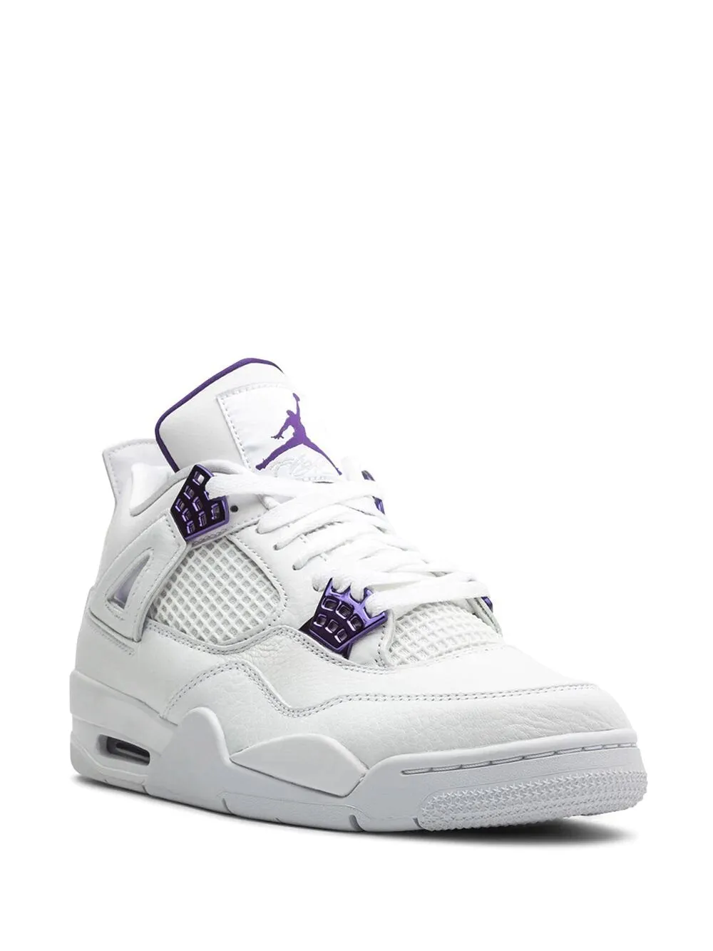 N372O air jordan retro 4 Jordan tenis Air Jordan 4 Retro Blanco Purpura Metallic