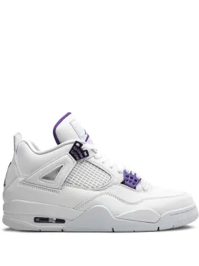 N372O air jordan retro 4 Jordan tenis Air Jordan 4 Retro Blanco Purpura Metallic