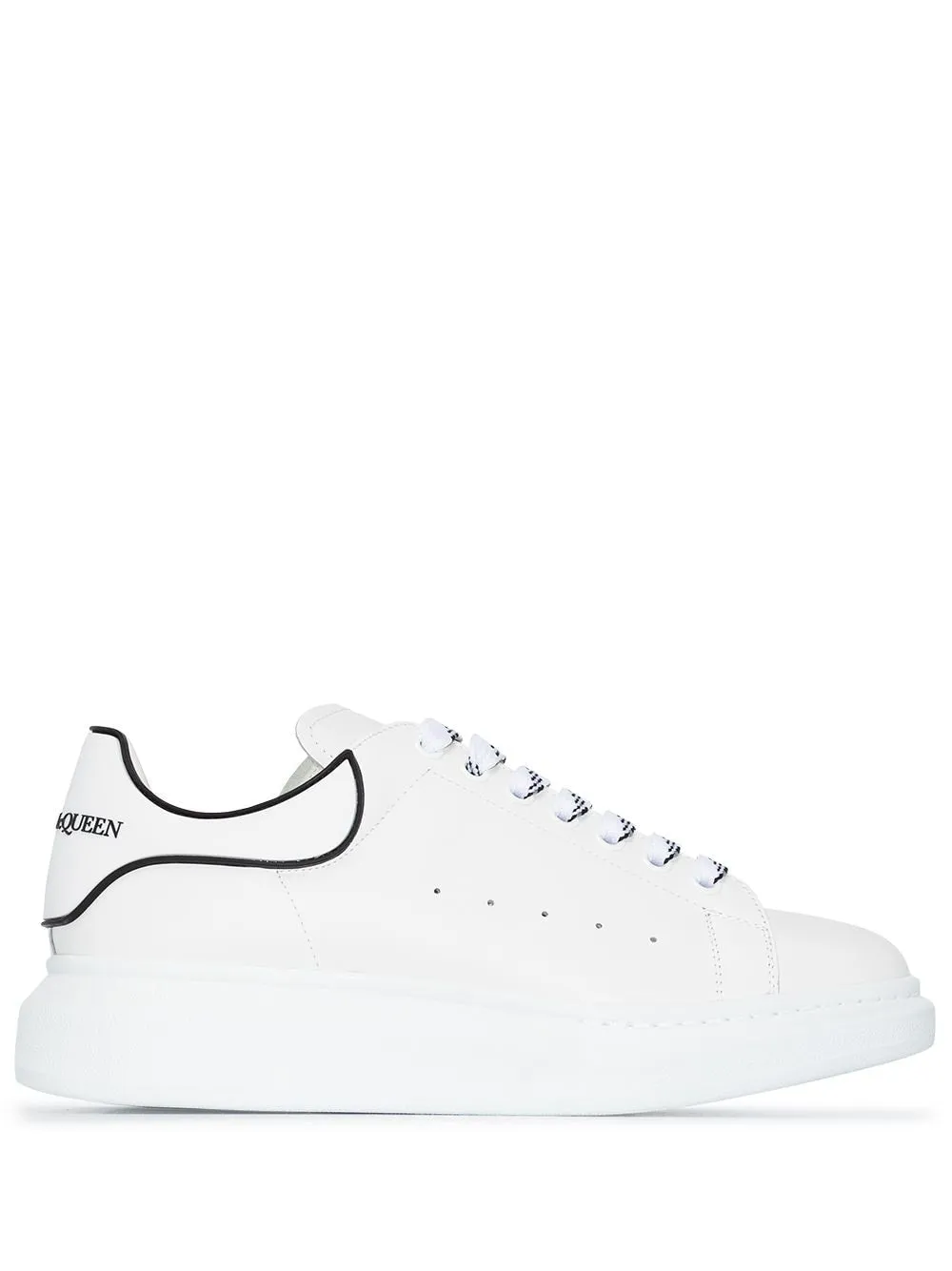 N374O (G5) Alexander mcQueen tenis bajo color blanco