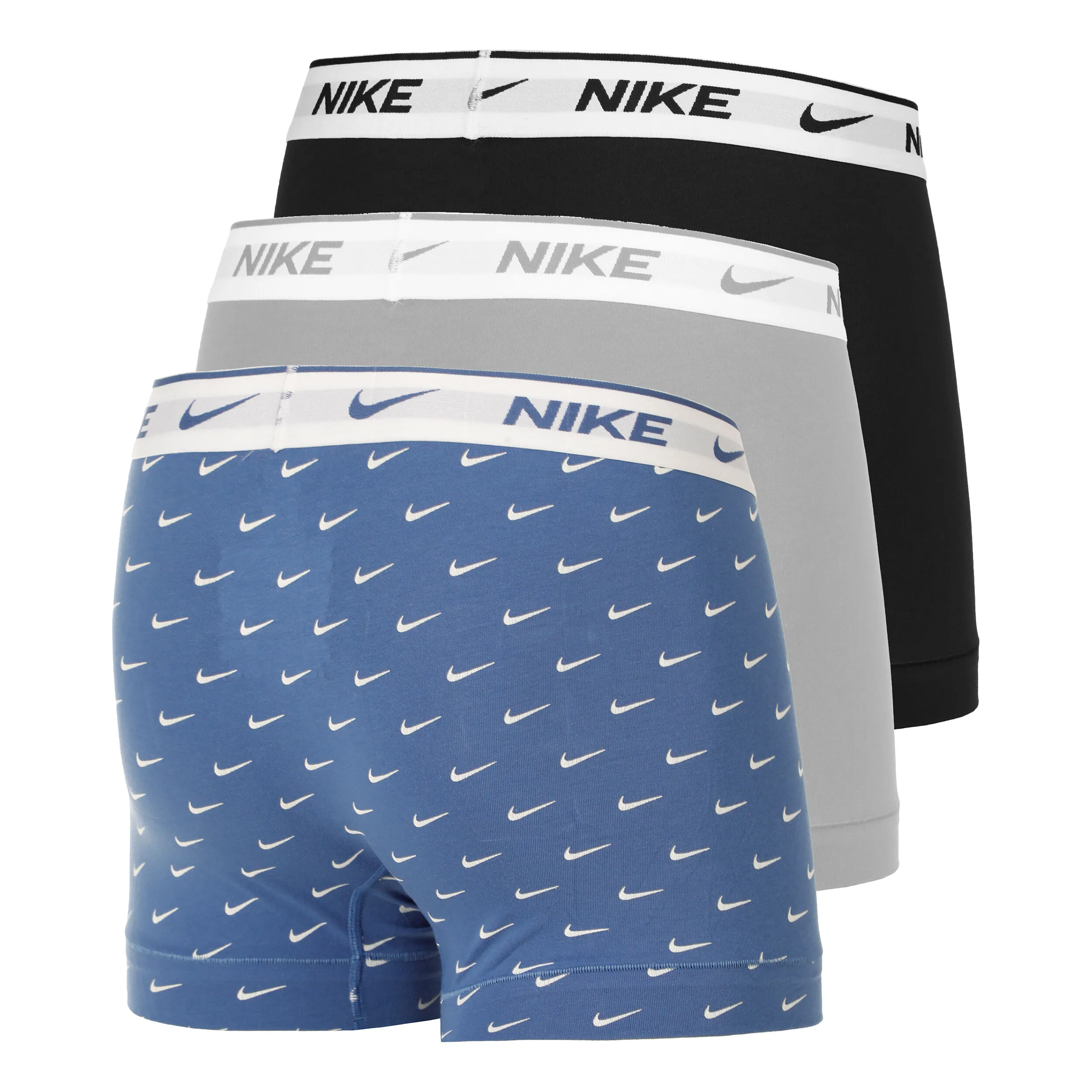 Nike Everyday Cotton Stretch Calzoncillos Tipo Bóxer Pack De 3 Hombres