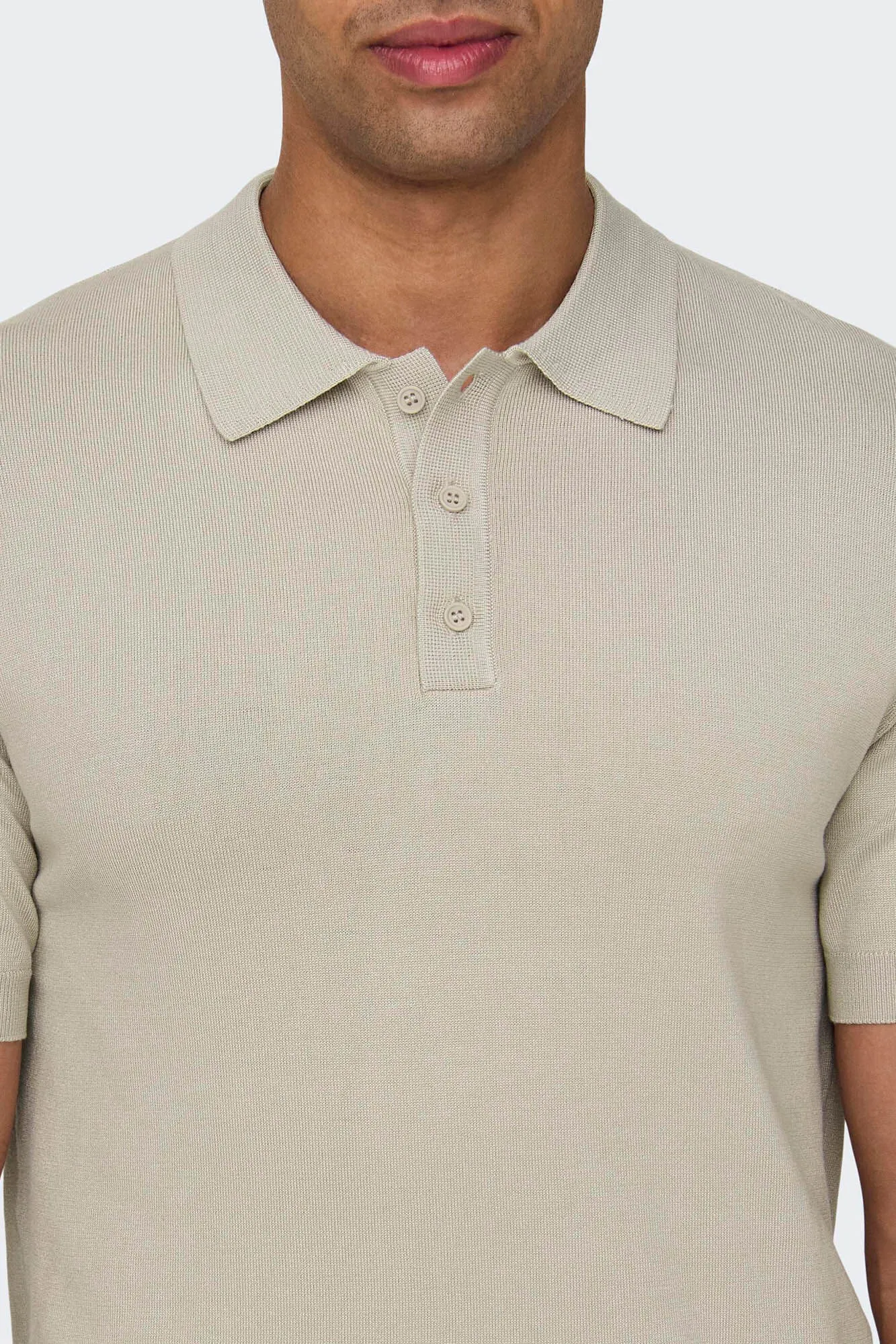 Only & Sons Polo de punto manga corta