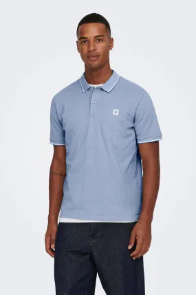 Only & Sons Polo piqué básico algodón