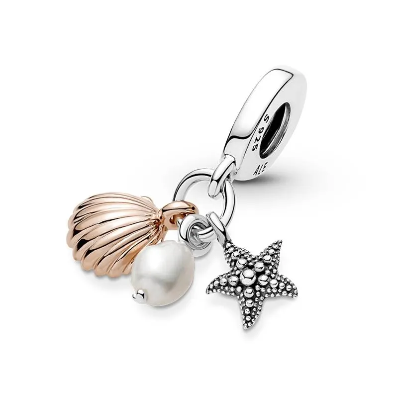 PANDORA CHARM COLG ESTRELLA CONCHA Y PERLA 781690C01