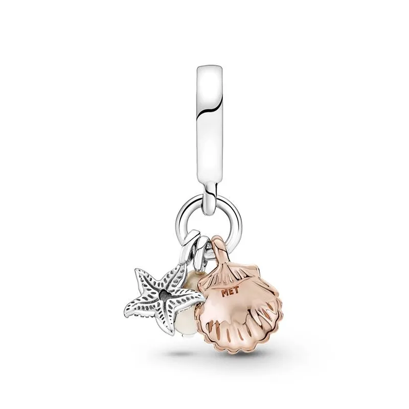 PANDORA CHARM COLG ESTRELLA CONCHA Y PERLA 781690C01