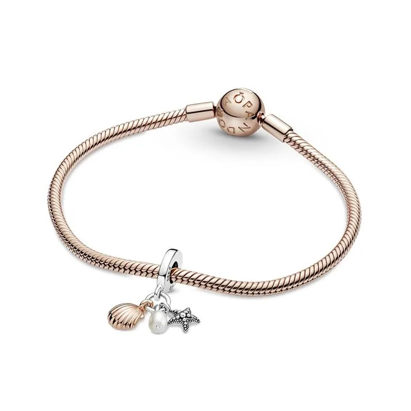 PANDORA CHARM COLG ESTRELLA CONCHA Y PERLA 781690C01