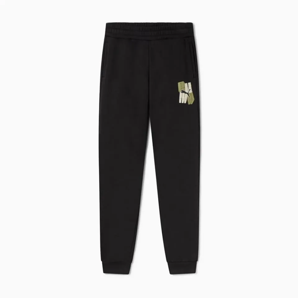 PANTALON PUMA ESS GRAPHIC SWEATPA NEGRO 686898-01