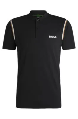 Polo activo BOSS x Matteo Berrettini con control de la humedad