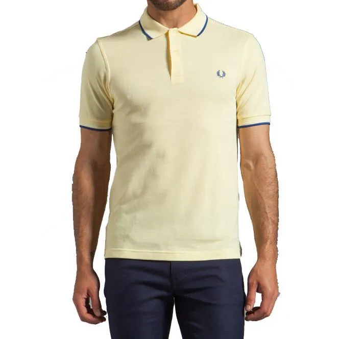 Polo FRED PERRY M3600 540 Slim Amarillo Claro