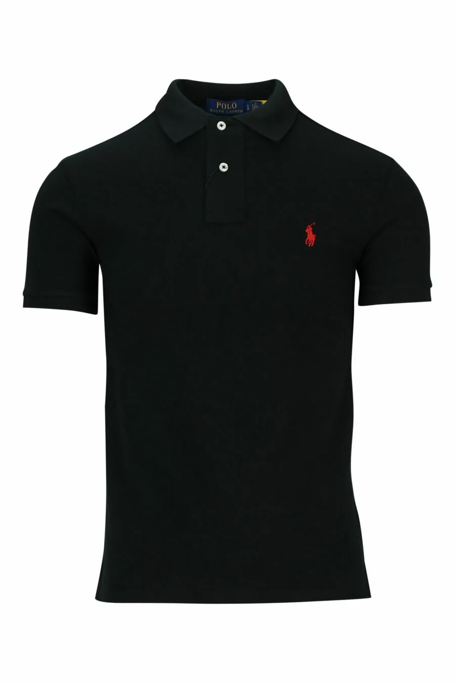 Polo negro con minilogo 