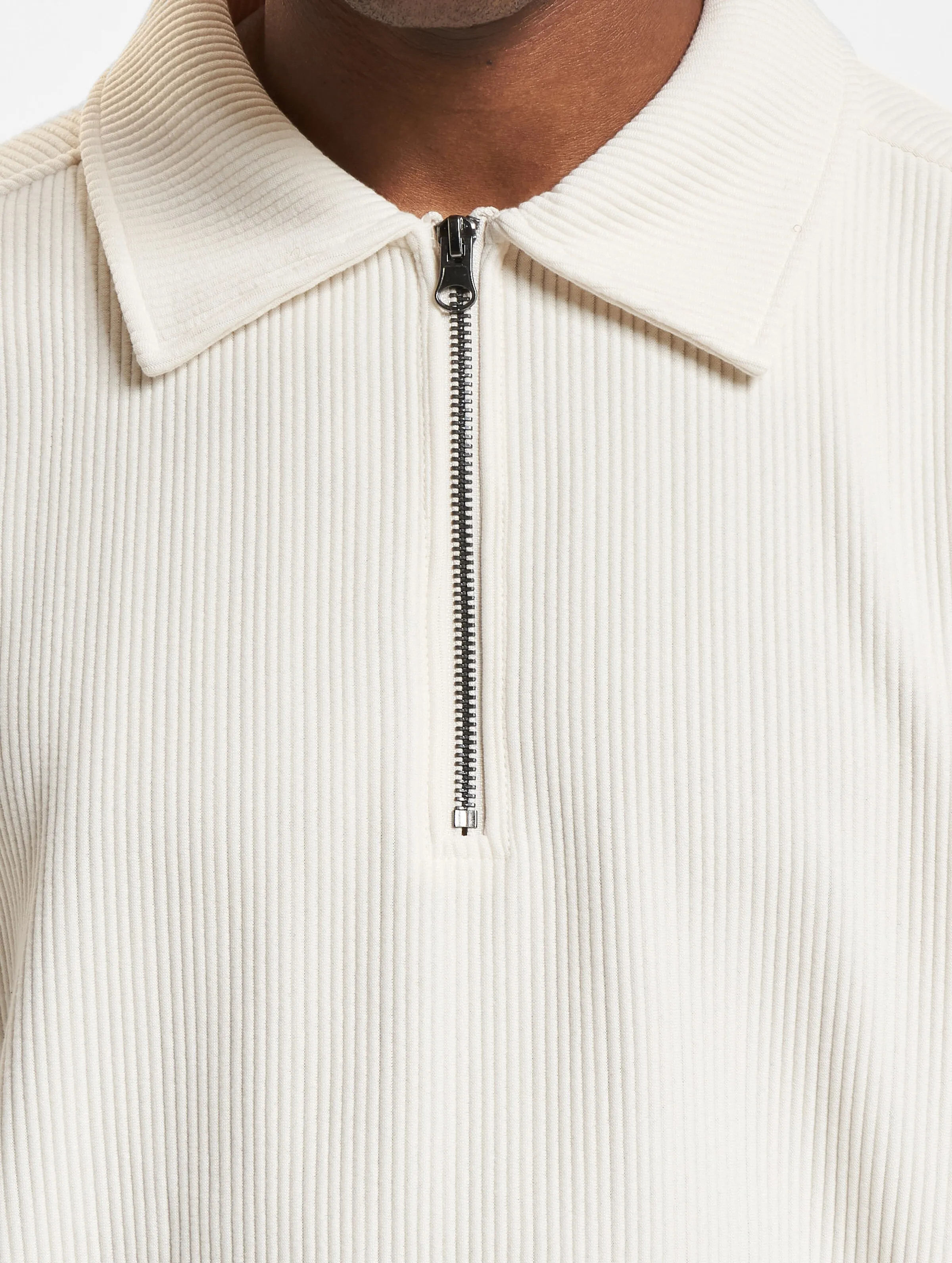 Rick Plisse Sweat Zip Split Polo