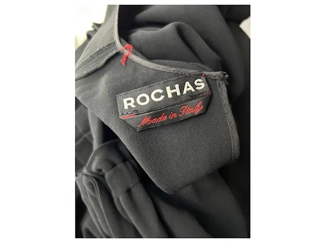 ROCHAS Vestidos T.fr 40 Viscosa Negro 