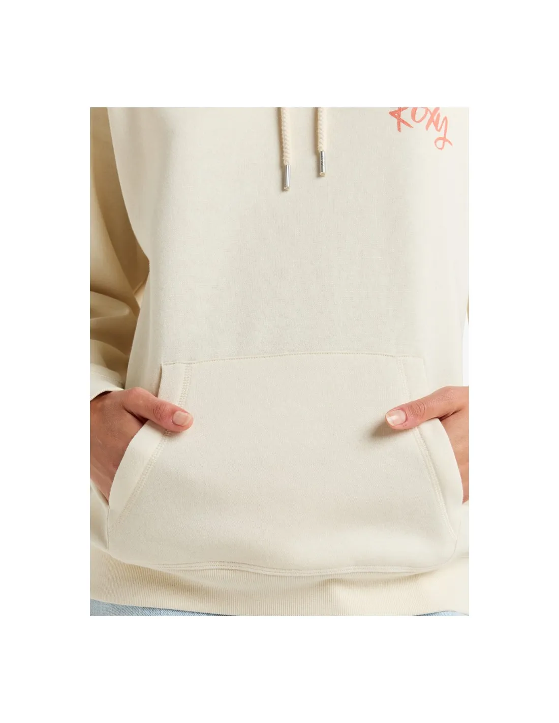 ROXY SURF STOKED HOODIE BRUSHED A PARCHMENT