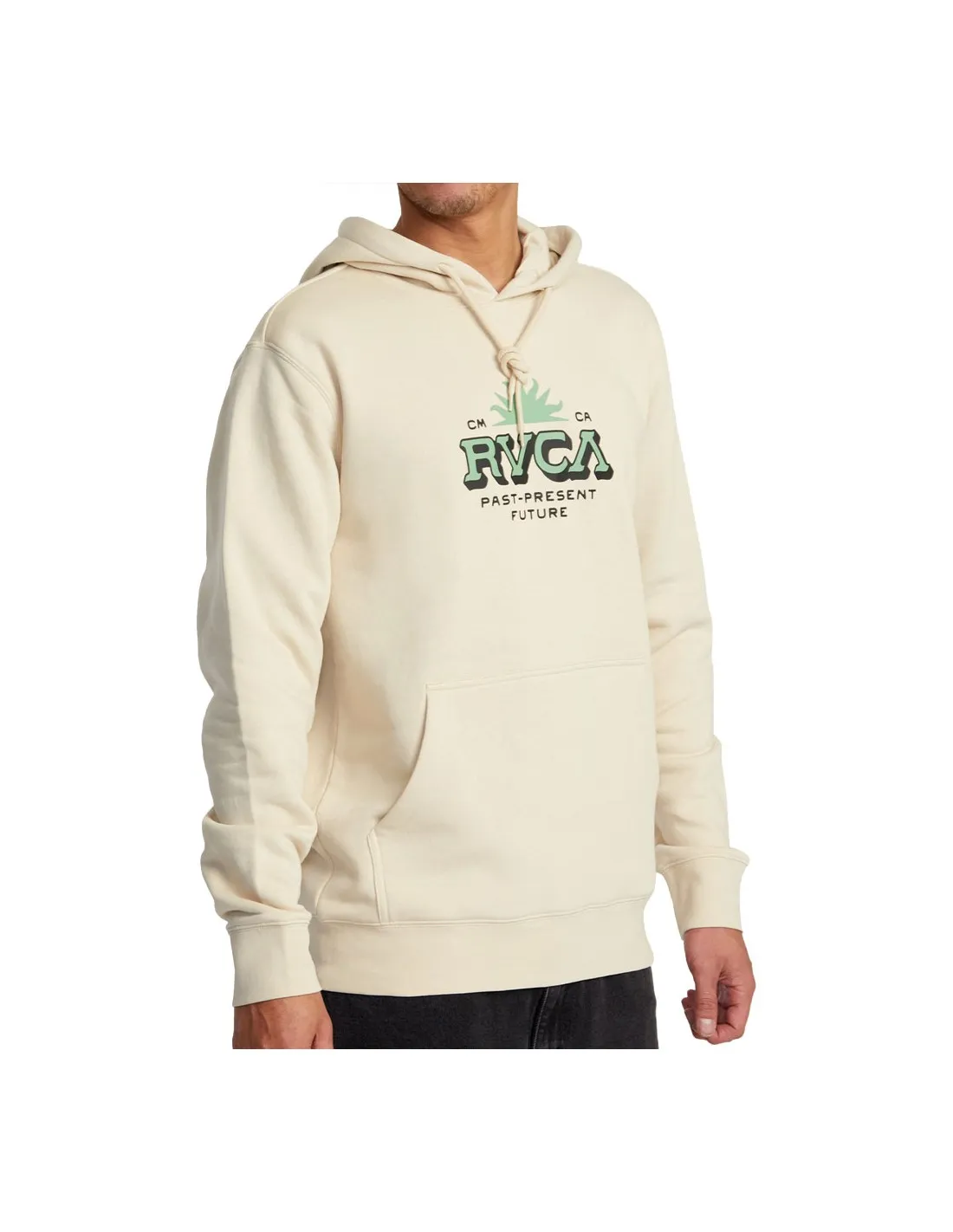 RVCA TYPE SET HOODIE LATTE