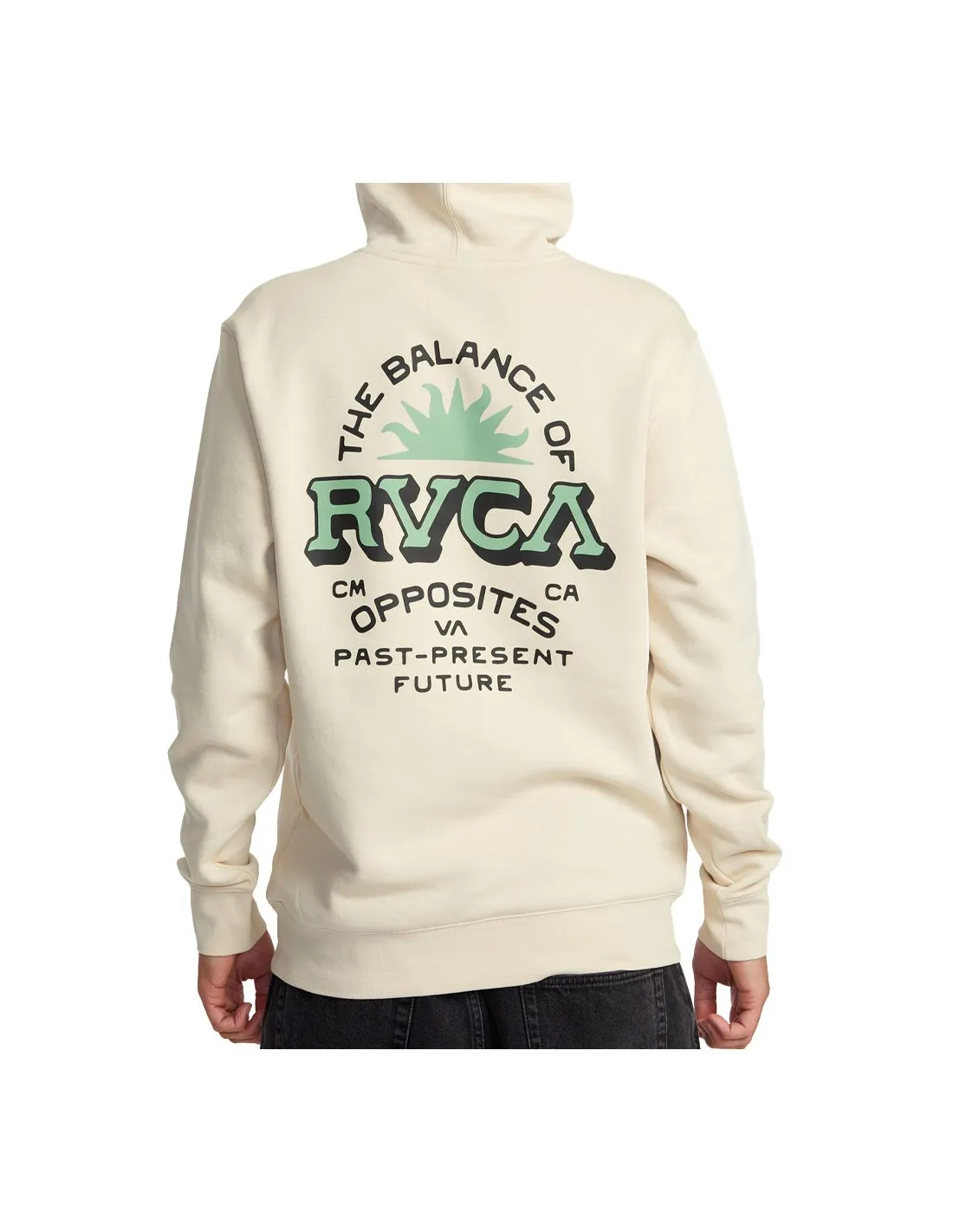 RVCA TYPE SET HOODIE LATTE