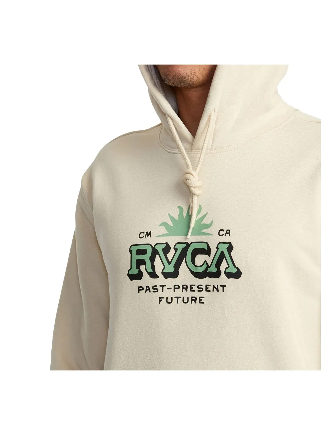 RVCA TYPE SET HOODIE LATTE