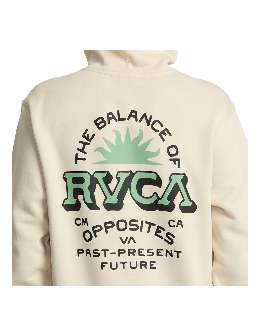 RVCA TYPE SET HOODIE LATTE