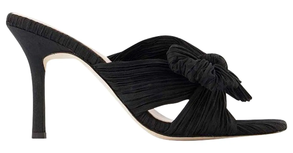 Sandalias Claudia - Loeffler Randall - Negro - Cuero 