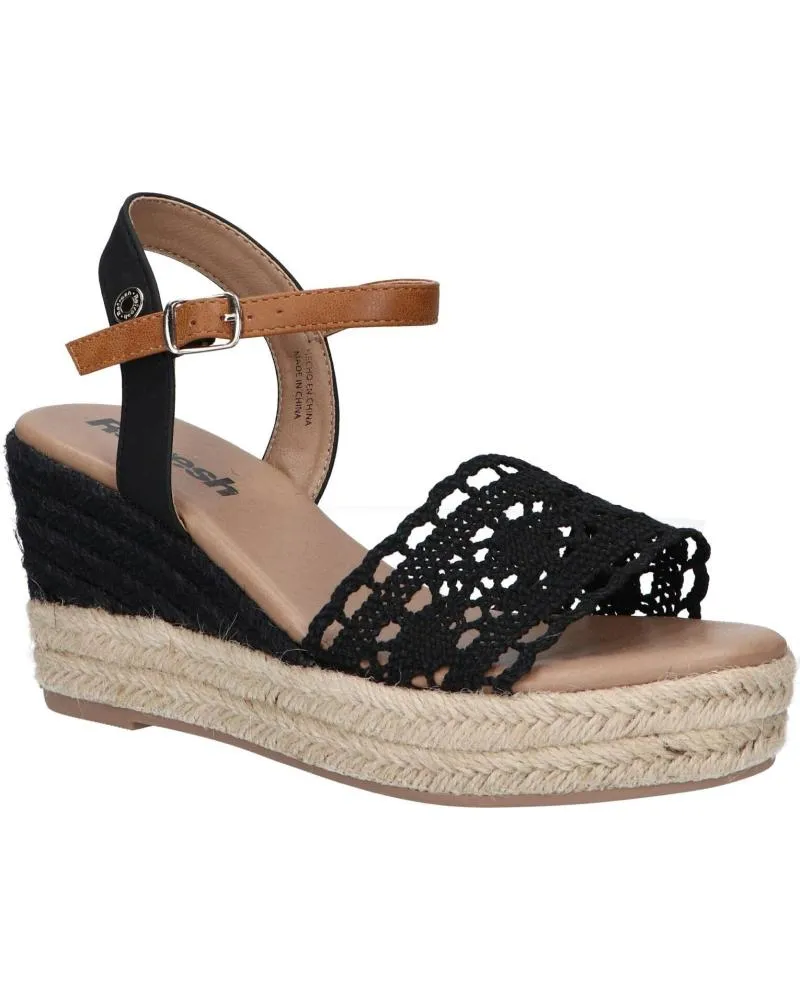 Sandalias de Mujer REFRESH 170701 NEGRO