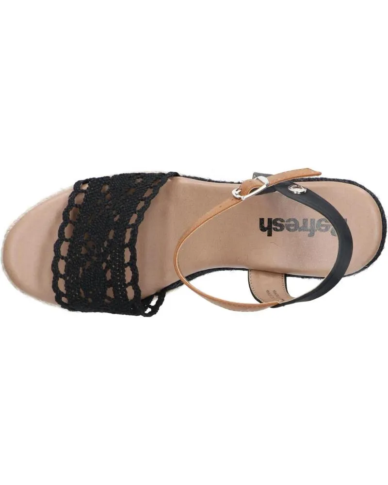 Sandalias de Mujer REFRESH 170701 NEGRO