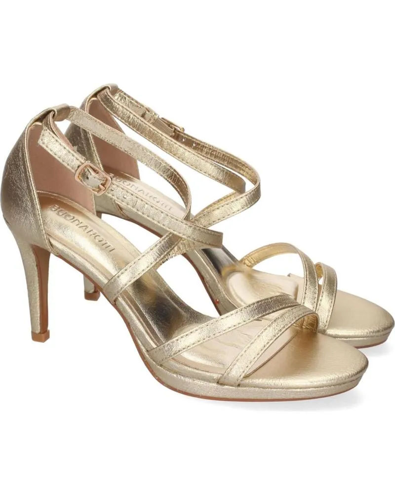 Sandalias PUNTOSALAO  de Mujer SANDALIAS DORADAS DE TACON MEDIO DE VESTIR PARA MUJER S-2383  VARIOS COLORES