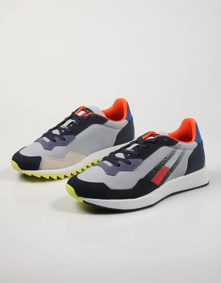  sapatilhas TOMMY HILFIGER Track Cleat Mix Runner en Multicolor 77534