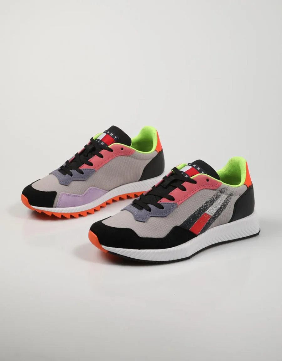  sapatilhas TOMMY HILFIGER Wmn Track Cleat Mix Runner en Multicolor 77533