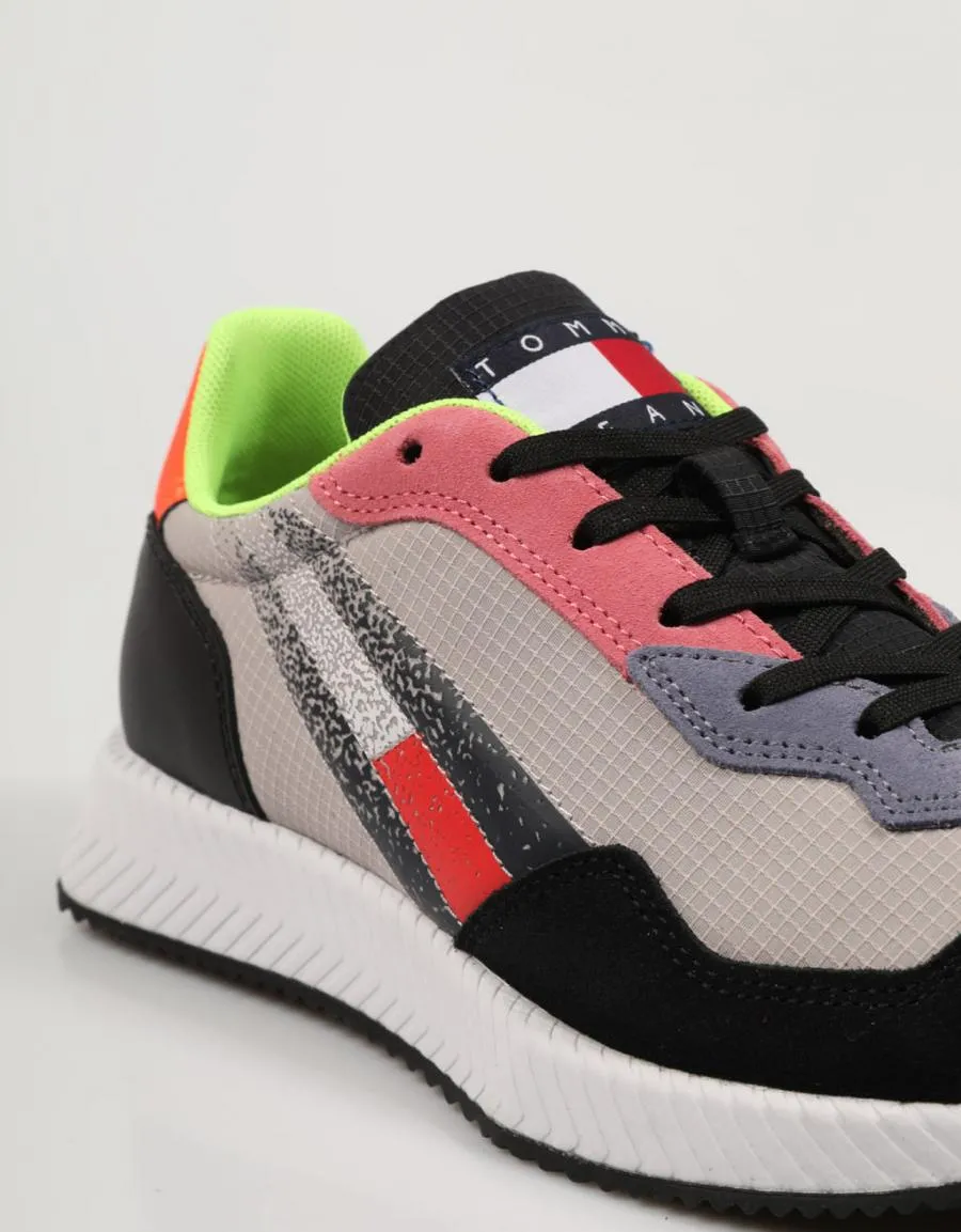  sapatilhas TOMMY HILFIGER Wmn Track Cleat Mix Runner en Multicolor 77533