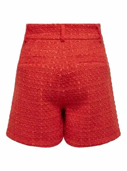 Short Only Kennedy Boucle Naranja Para Mujer