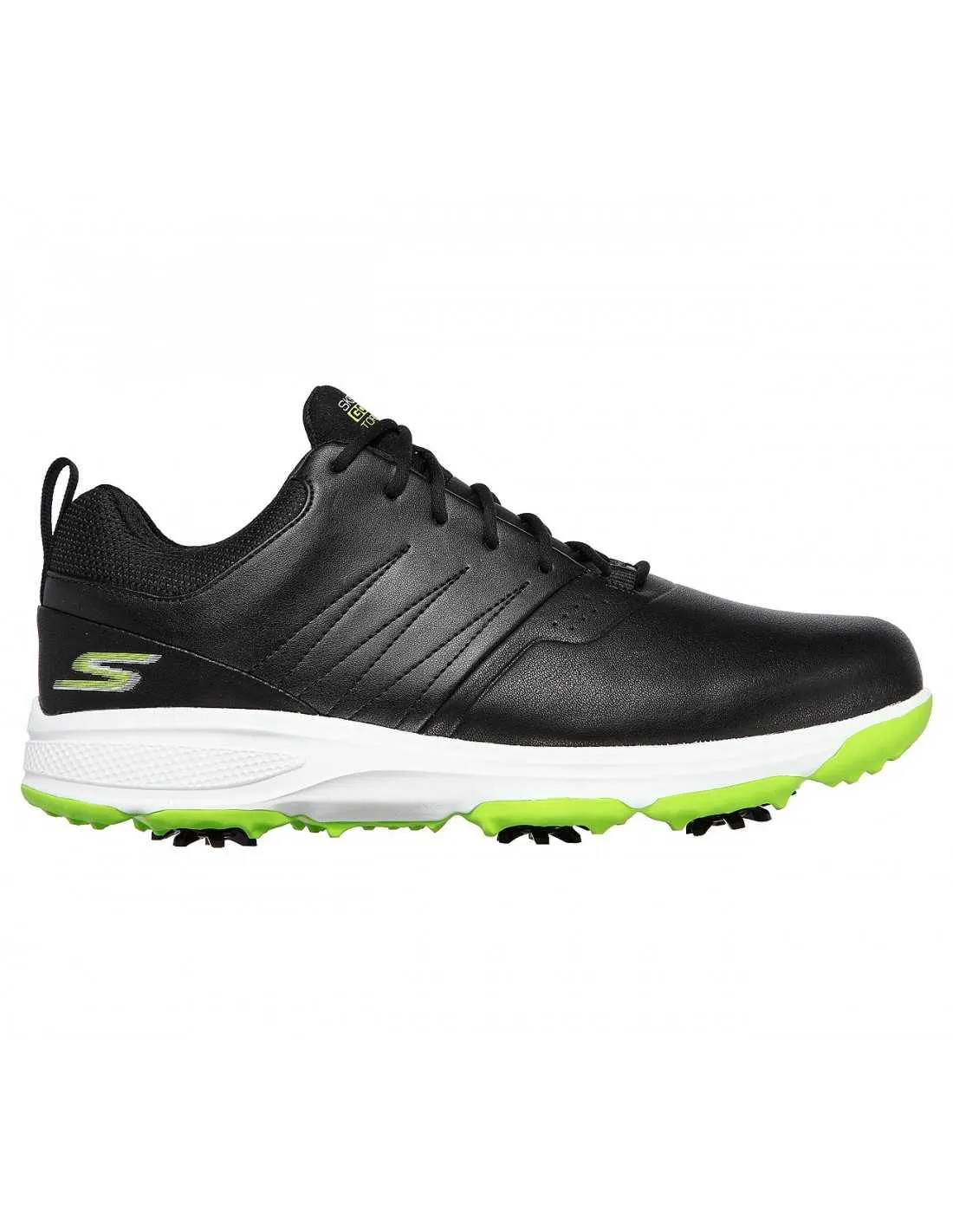 SKECHERS GO GOLF TORQUE PRO BLACK/LIME - ZAPATO HOMBRE