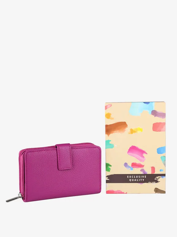 Solada Cartera de piel para mujer.